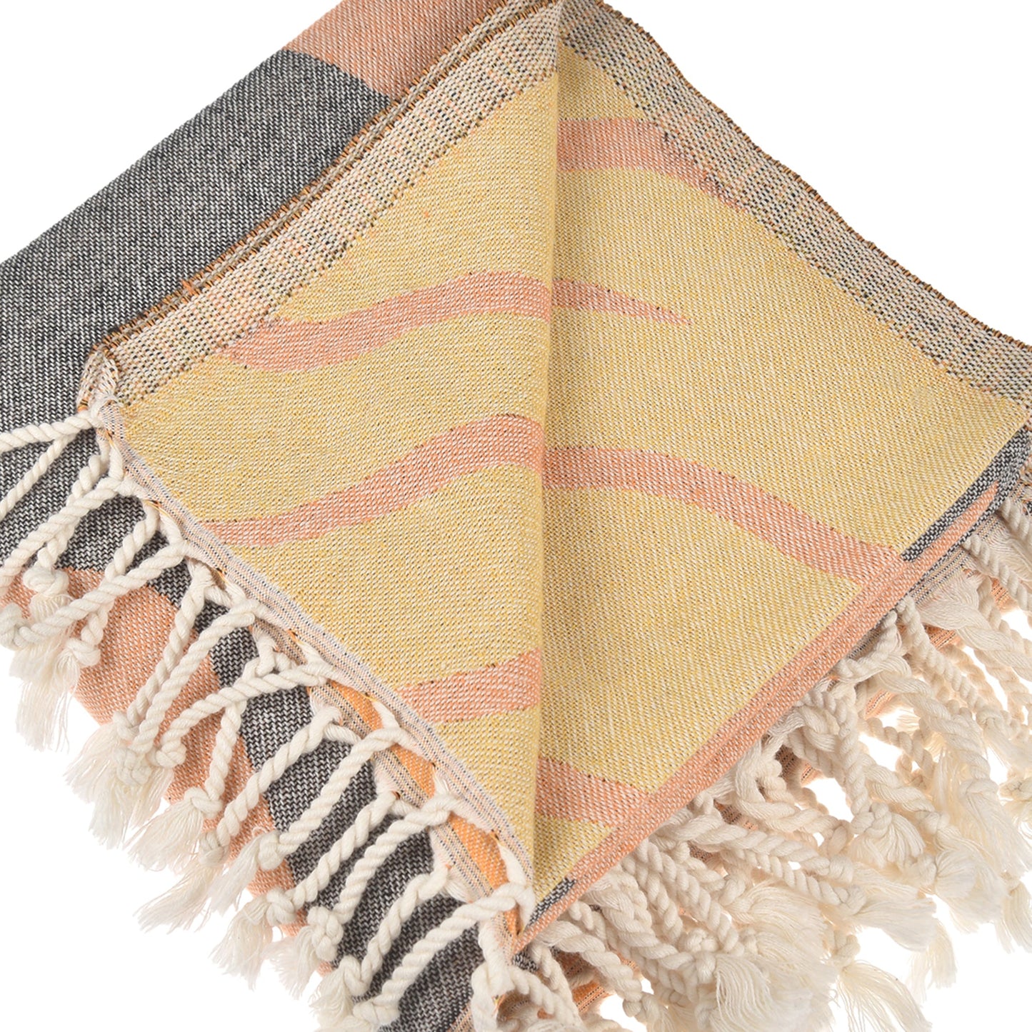 Trendy Sunny Utah Peshtemal Pure Cotton Beach Towel